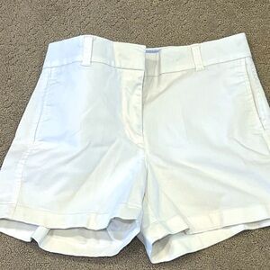 J.Crew 4 inch Chino shorts in white